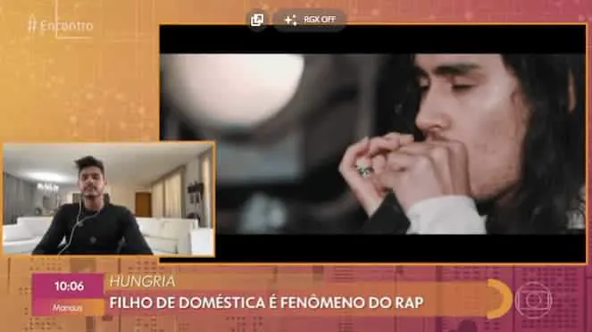 Igor Canêdo tocando em apresentação