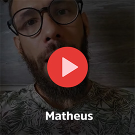 Matheus, aluno do método