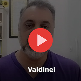 Valdinei, aluno do método