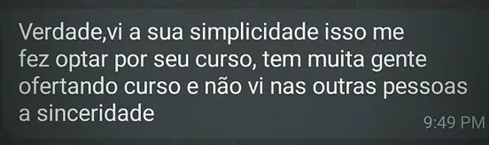 Mensagem sobre a simplicidade das explicações